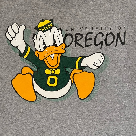 Vintage University of Oregon Men’s Donald Duck Logo T-Shirt Size Large - Picture 4 of 8